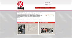 Desktop Screenshot of knightmfg.com