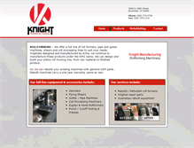 Tablet Screenshot of knightmfg.com